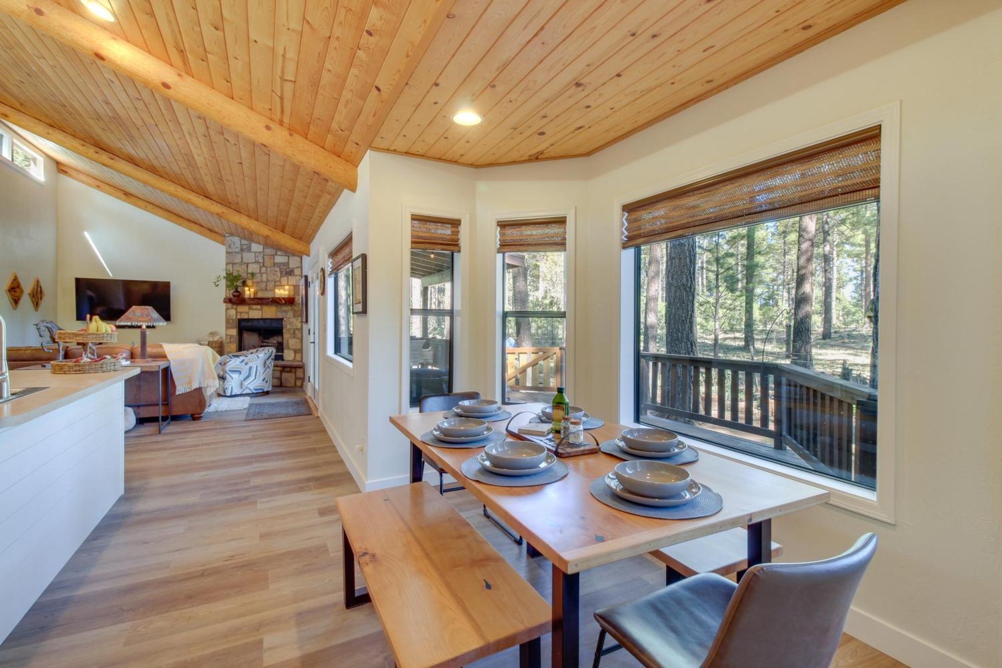 Peaceful Pinetop Cabin With Deck And Fire Pit! Villa Indian Pine Kültér fotó