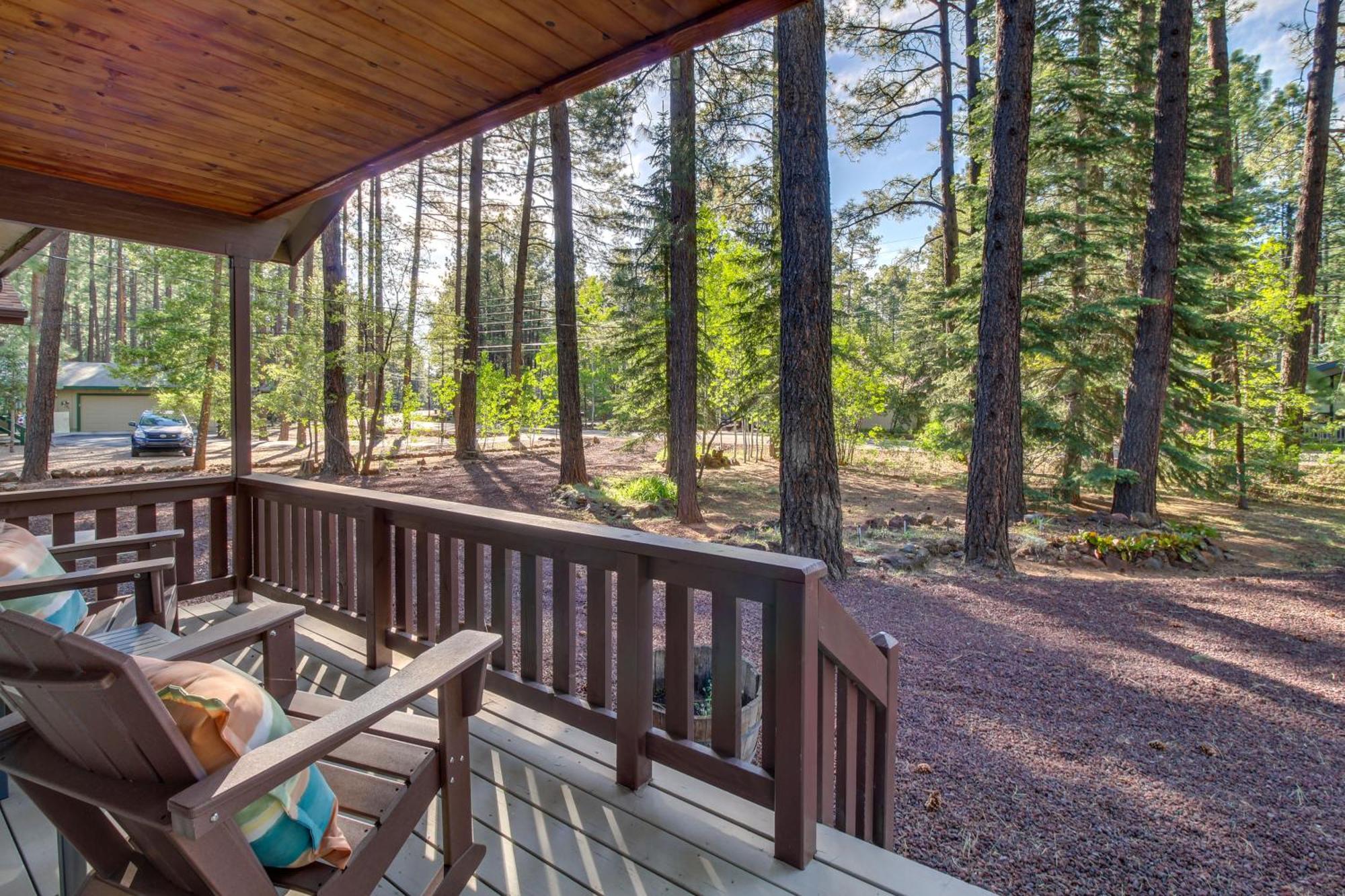 Peaceful Pinetop Cabin With Deck And Fire Pit! Villa Indian Pine Kültér fotó