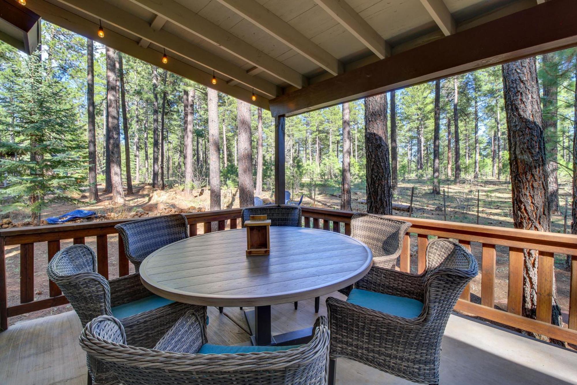 Peaceful Pinetop Cabin With Deck And Fire Pit! Villa Indian Pine Kültér fotó