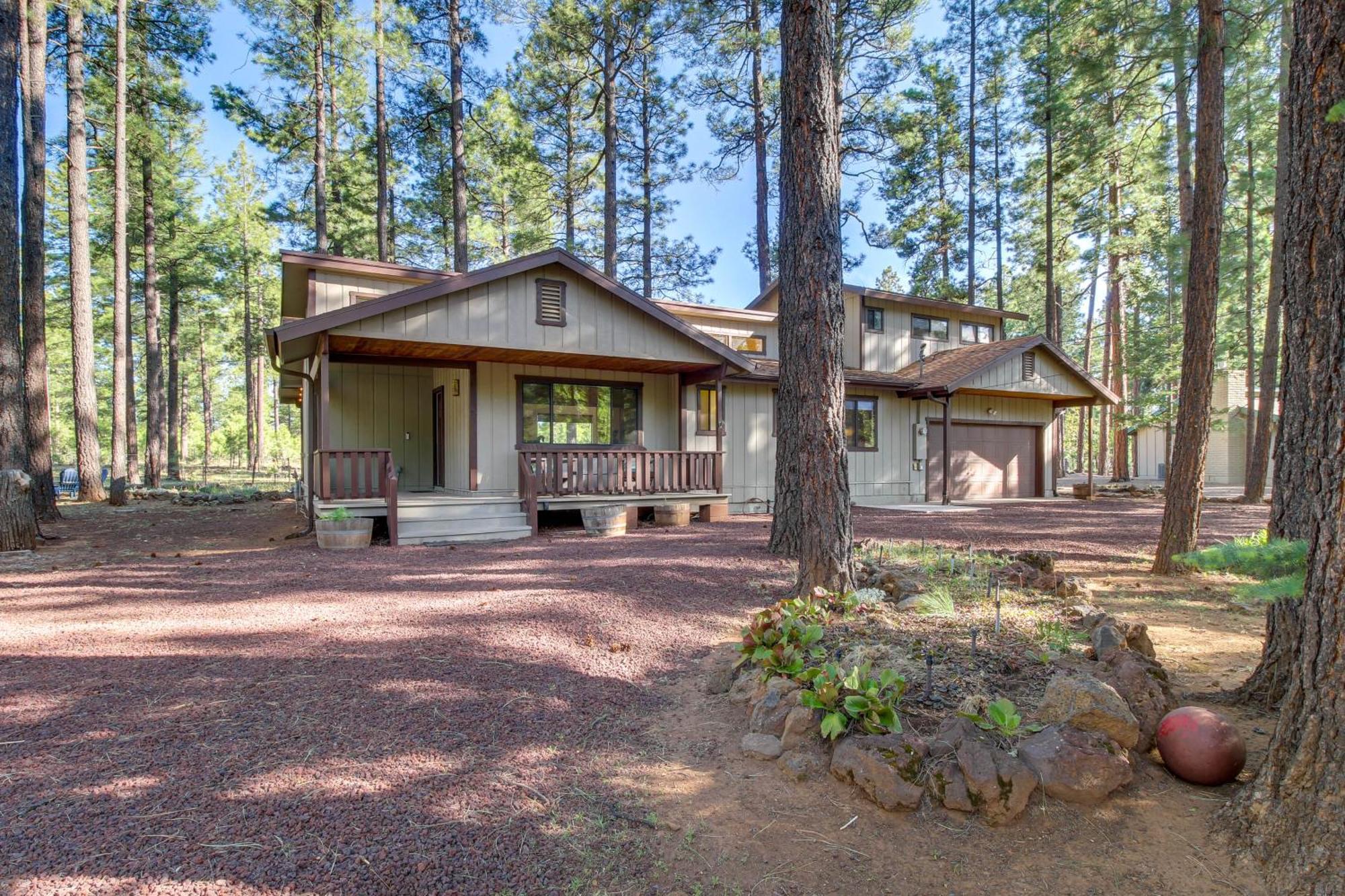 Peaceful Pinetop Cabin With Deck And Fire Pit! Villa Indian Pine Kültér fotó