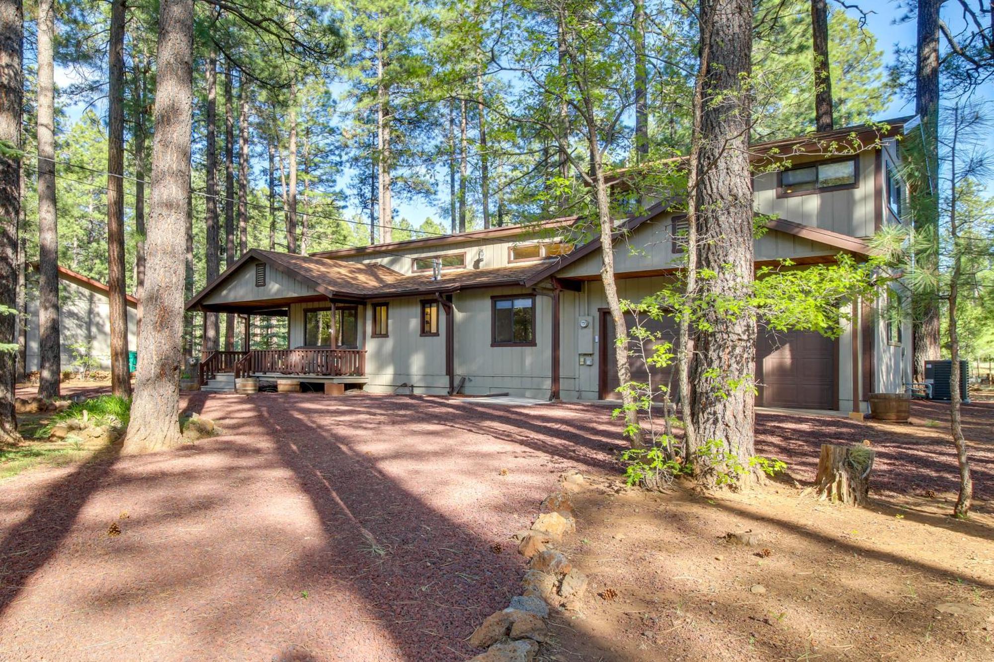 Peaceful Pinetop Cabin With Deck And Fire Pit! Villa Indian Pine Kültér fotó